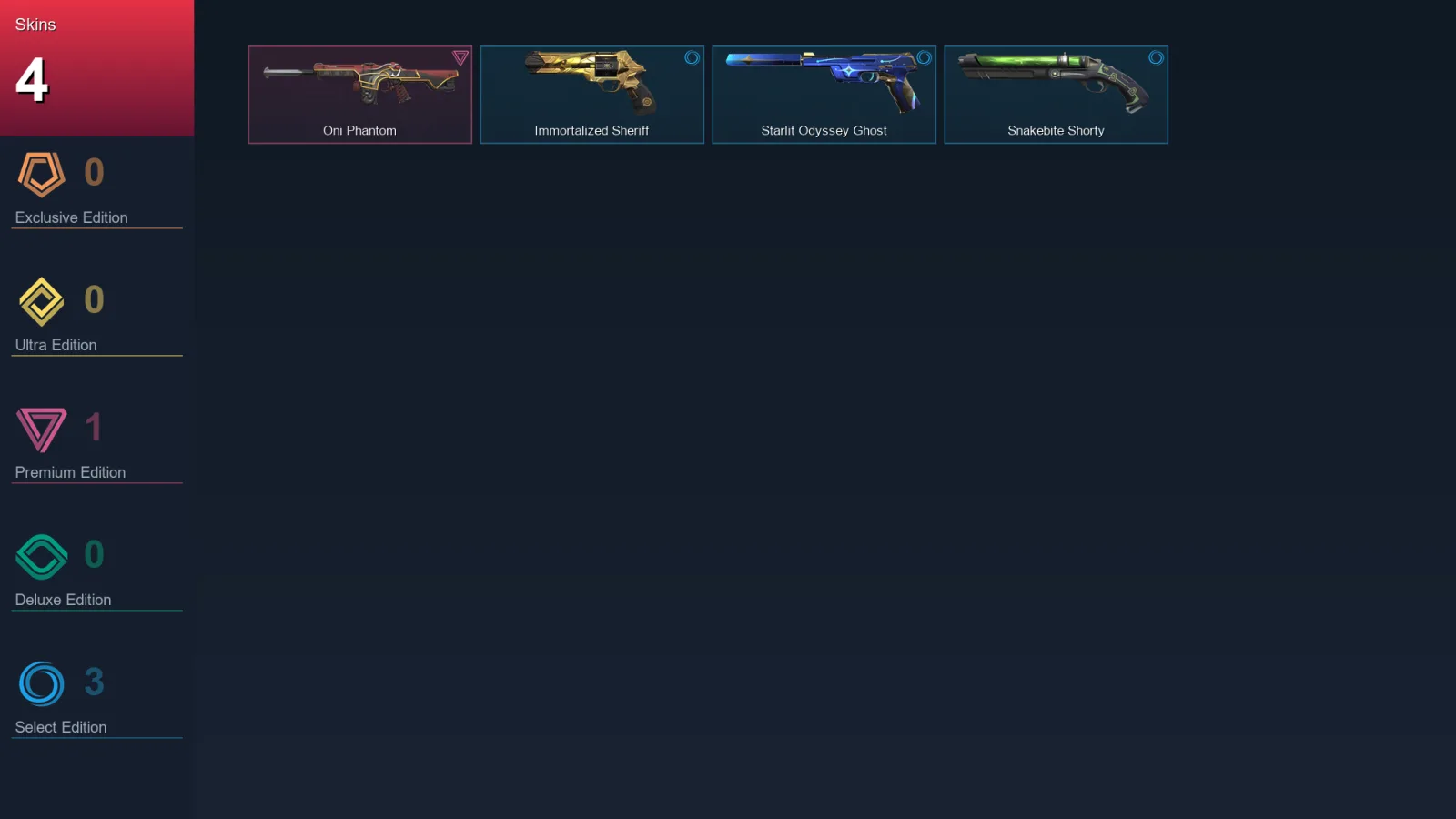AP | Lv108 | Unranked | 4 Skin | 21 Agent | 30 Buddy