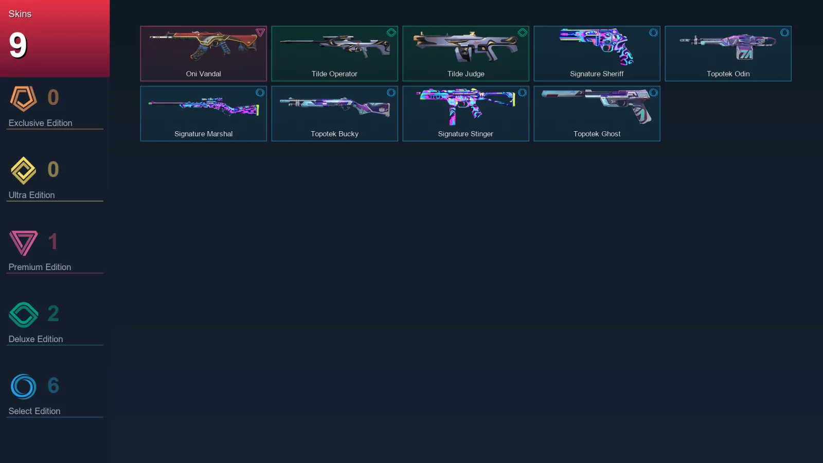 EU | Lv38 | Unranked | 9 Skin | 12 Agent | 14 Buddy