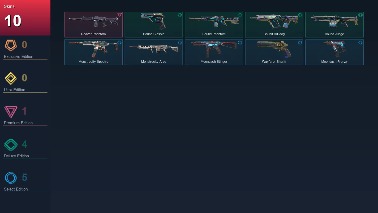 AP | Lv65 | Unranked | 10 Skin | 17 Agent | 21 Buddy