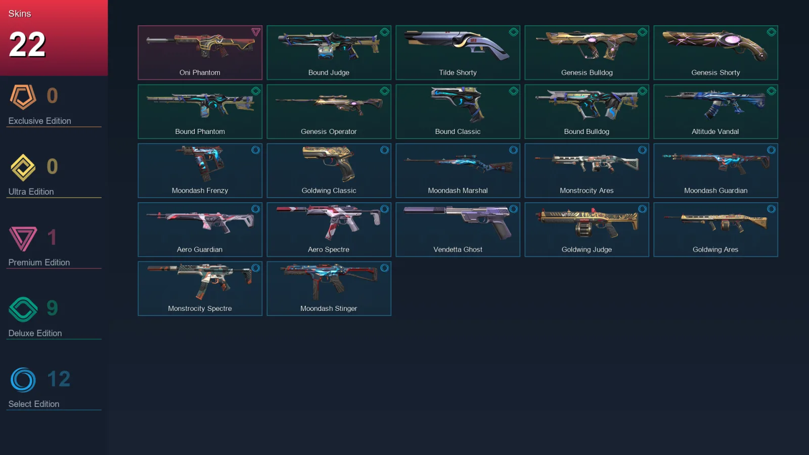 EU | Lv71 | Unranked | 22 Skin | 18 Agent | 35 Buddy — Valorant account