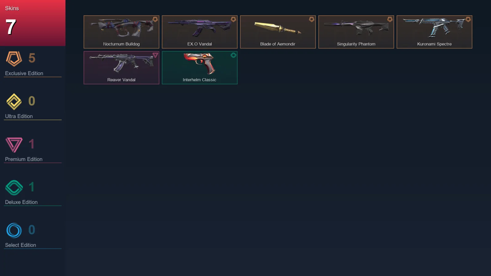 AP | Lv77 | Unranked | 7 Skin | 24 Agent | 24 Buddy