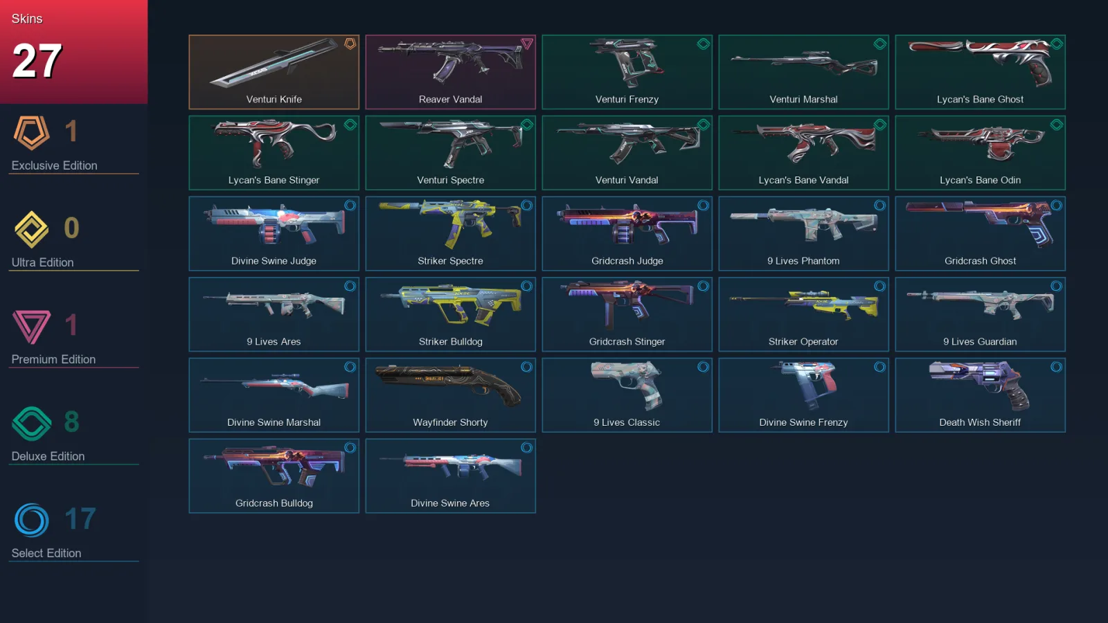 EU | Lv78 | Unranked | 27 Skin | 24 Agent | 49 Buddy — Valorant account