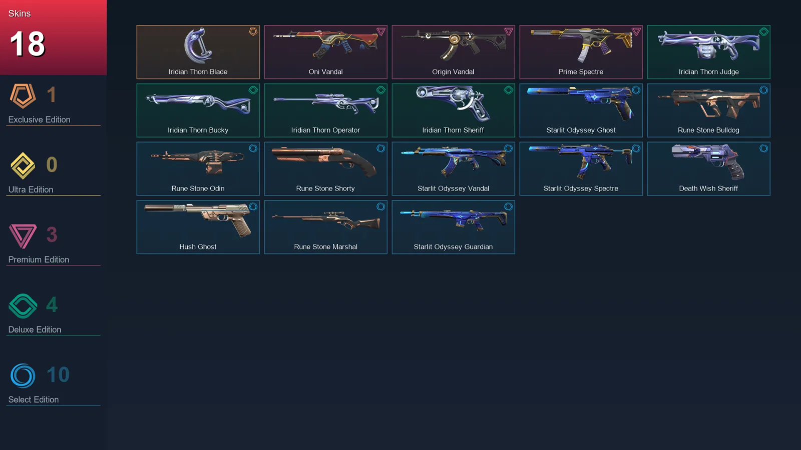 AP | Lv97 | Unranked | 18 Skin | 24 Agent | 50 Buddy — Valorant account