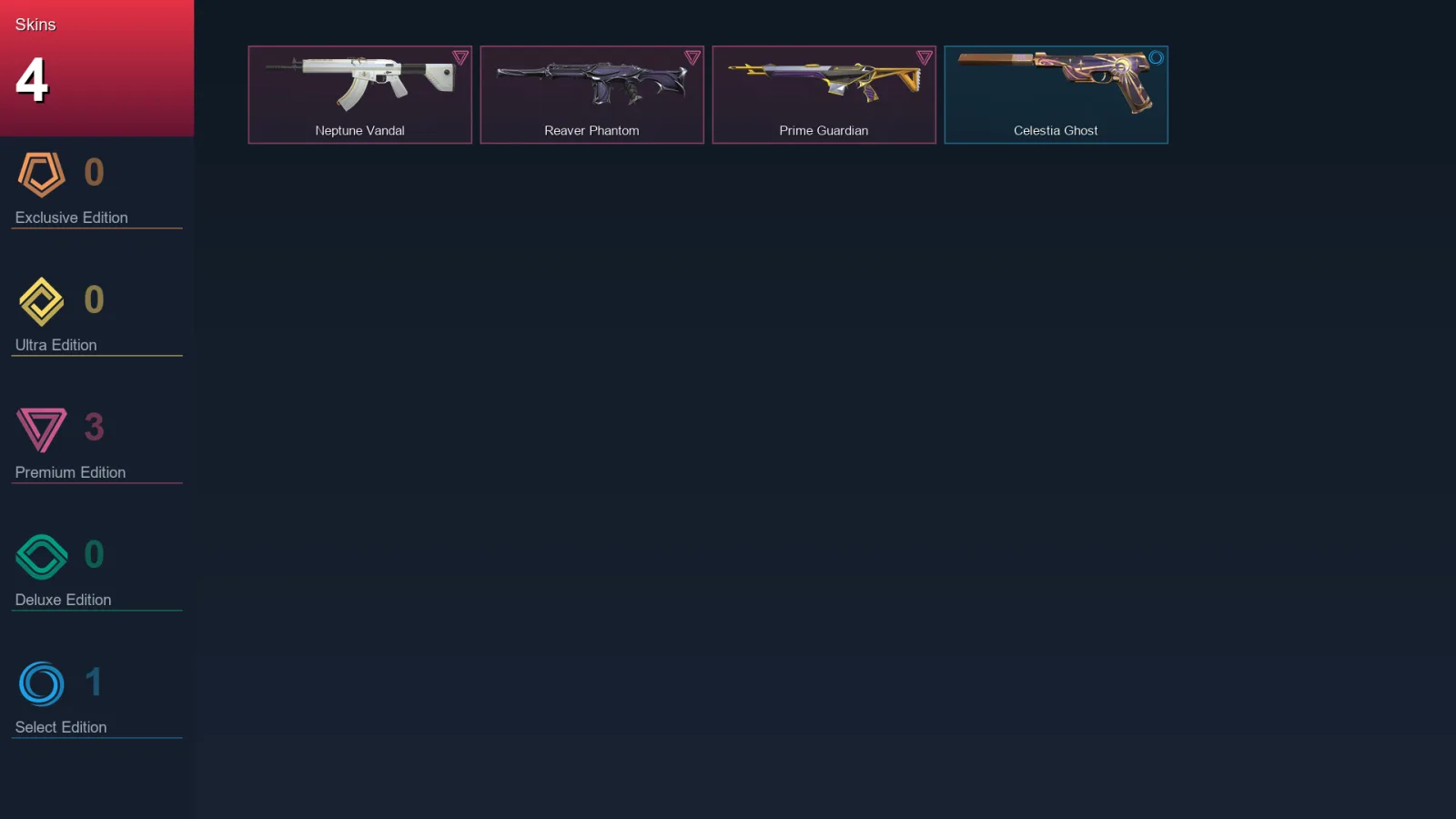 EU | Lv88 | Unranked | 4 Skin | 27 Agent | 38 Buddy