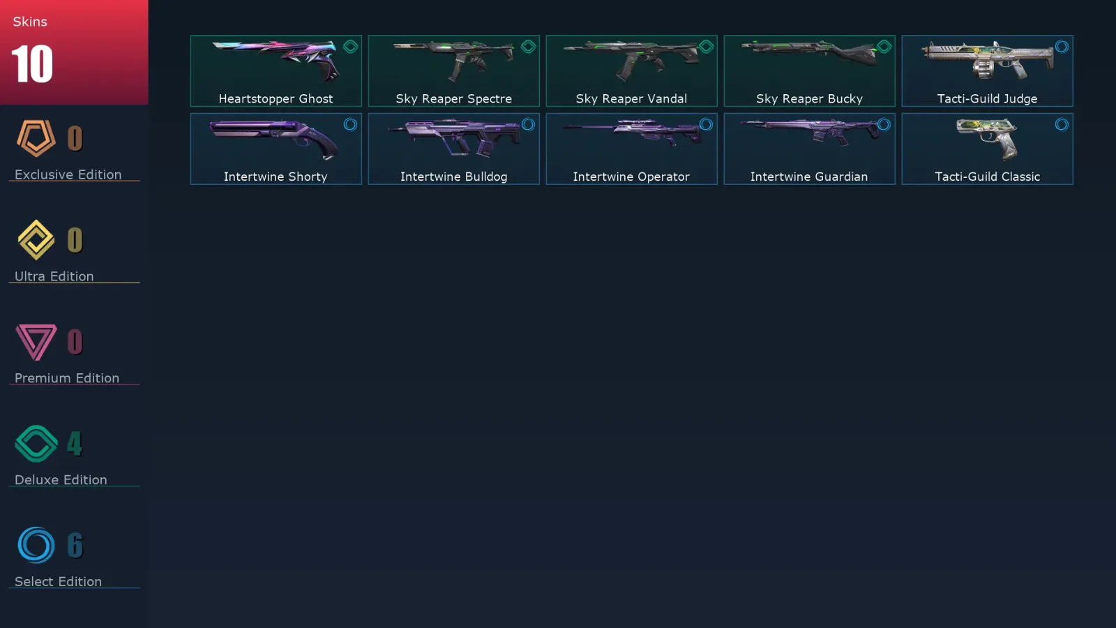 [Valorant] | EU | Level 39 | Platinum 1 | 14 Agents | 10 Skins
