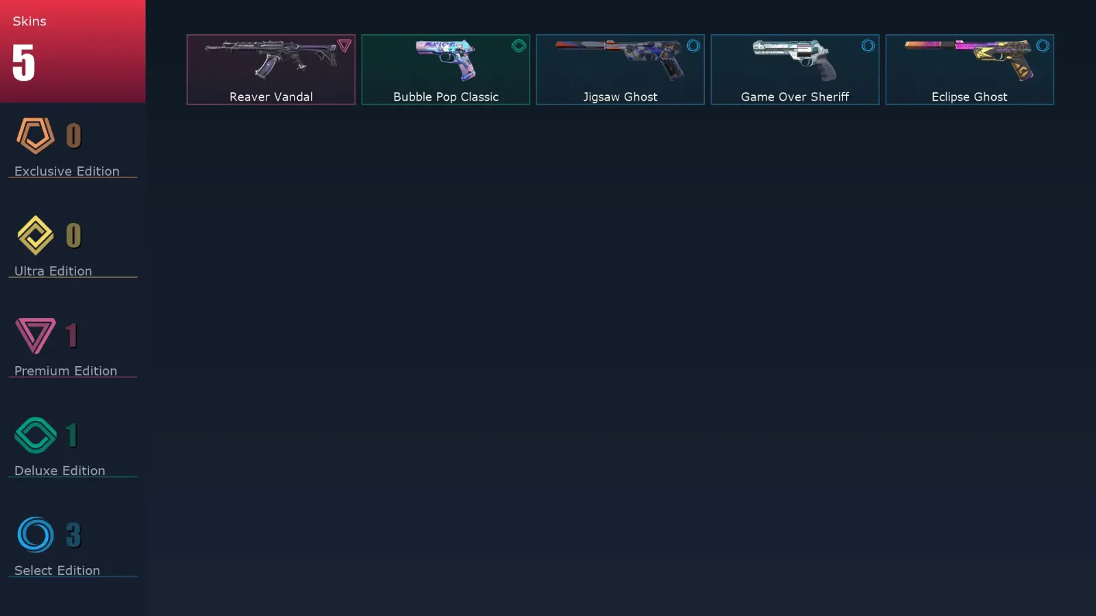 [Valorant] | EU | Level 129 | 25 Agents | 5 Skins — Valorant account