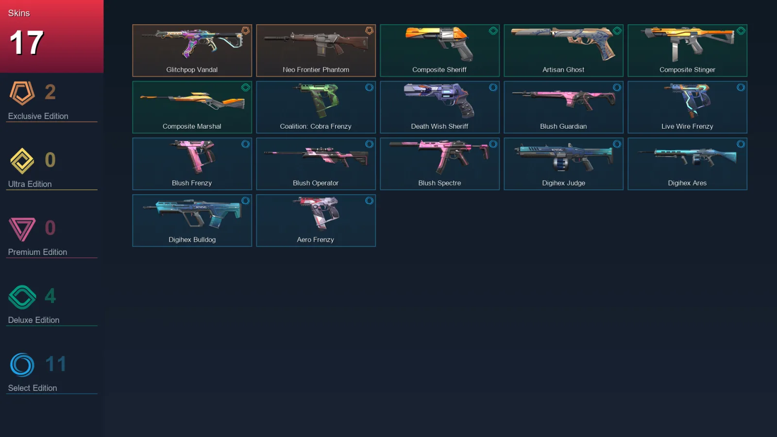 EU | Lv112 | Unranked | 17 Skin | 25 Agent | 49 Buddy — Valorant account