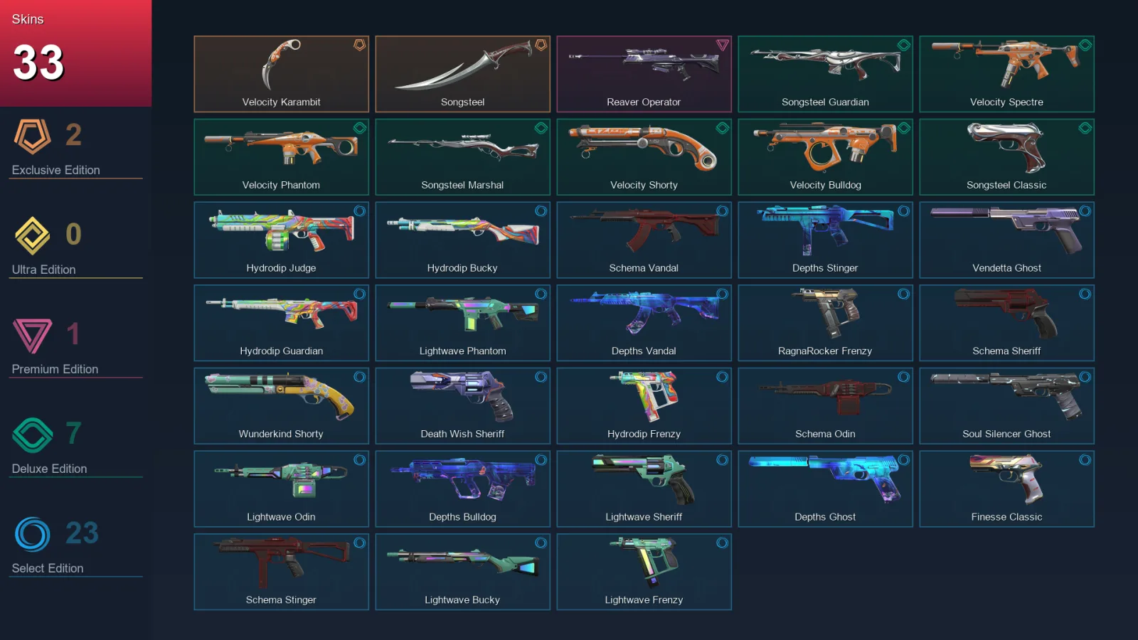 EU | Lv131 | Unranked | 33 Skin | 21 Agent | 60 Buddy — Valorant account
