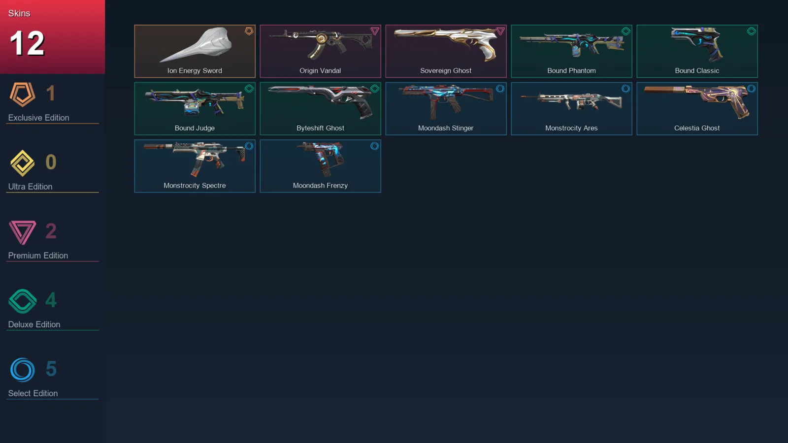 EU | Lv112 | Unranked | 12 Skin | 27 Agent | 56 Buddy — Valorant account