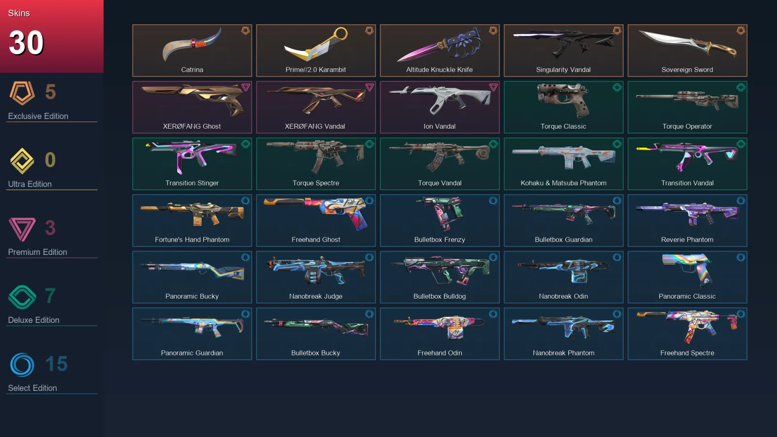 BR | Lv54 | Unranked | 30 Skin | 20 Agent | 31 Buddy — Unranked / Smurf Valorant