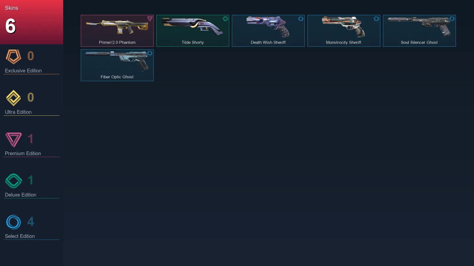 EU | Lv111 | Unranked | 6 Skin | 26 Agent | 42 Buddy — Unranked / Smurf Valorant