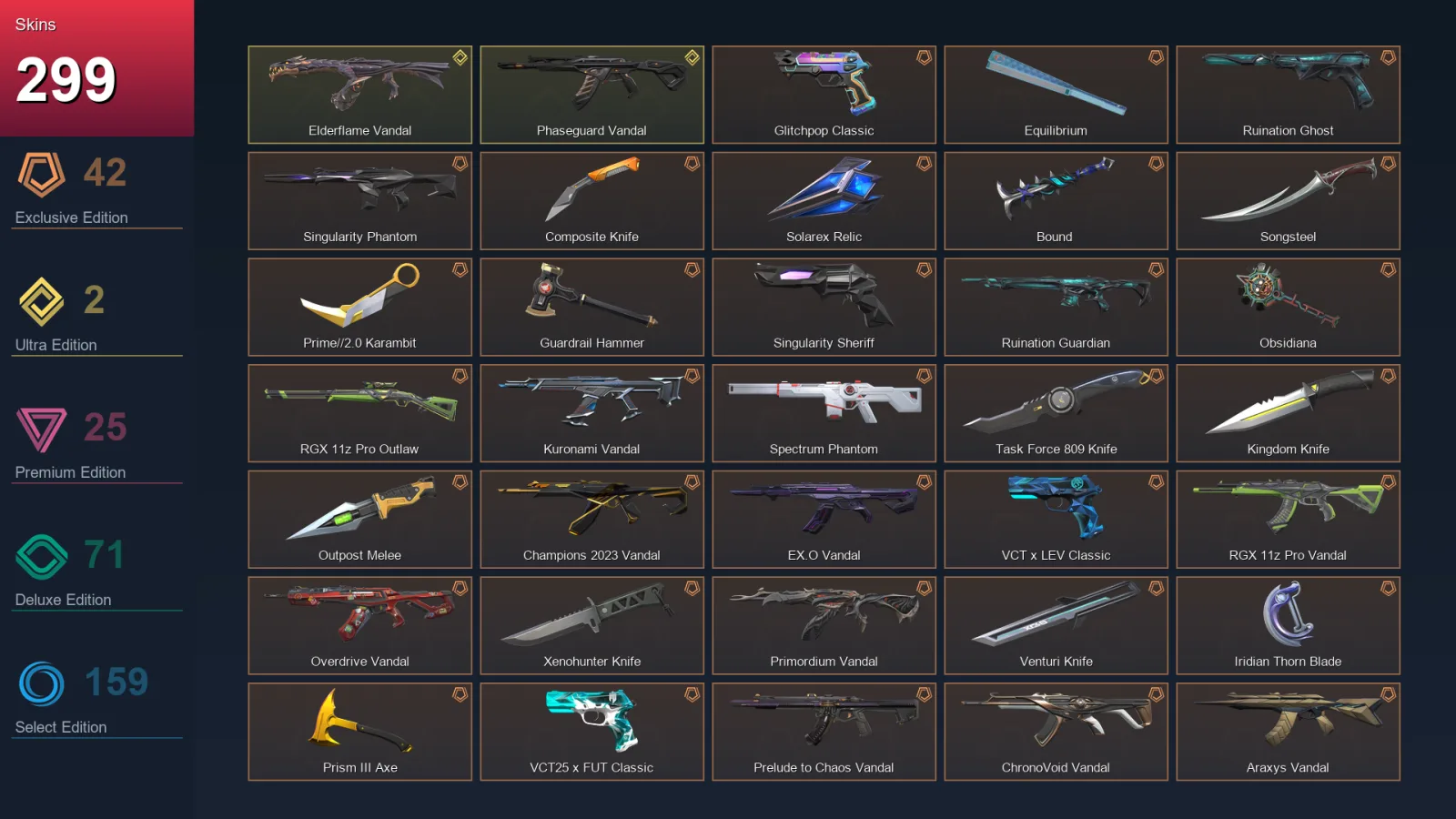 EU | Lv576 | Unranked | 299 Skin | 28 Agent | 250 Buddy — Magepunk Ghost