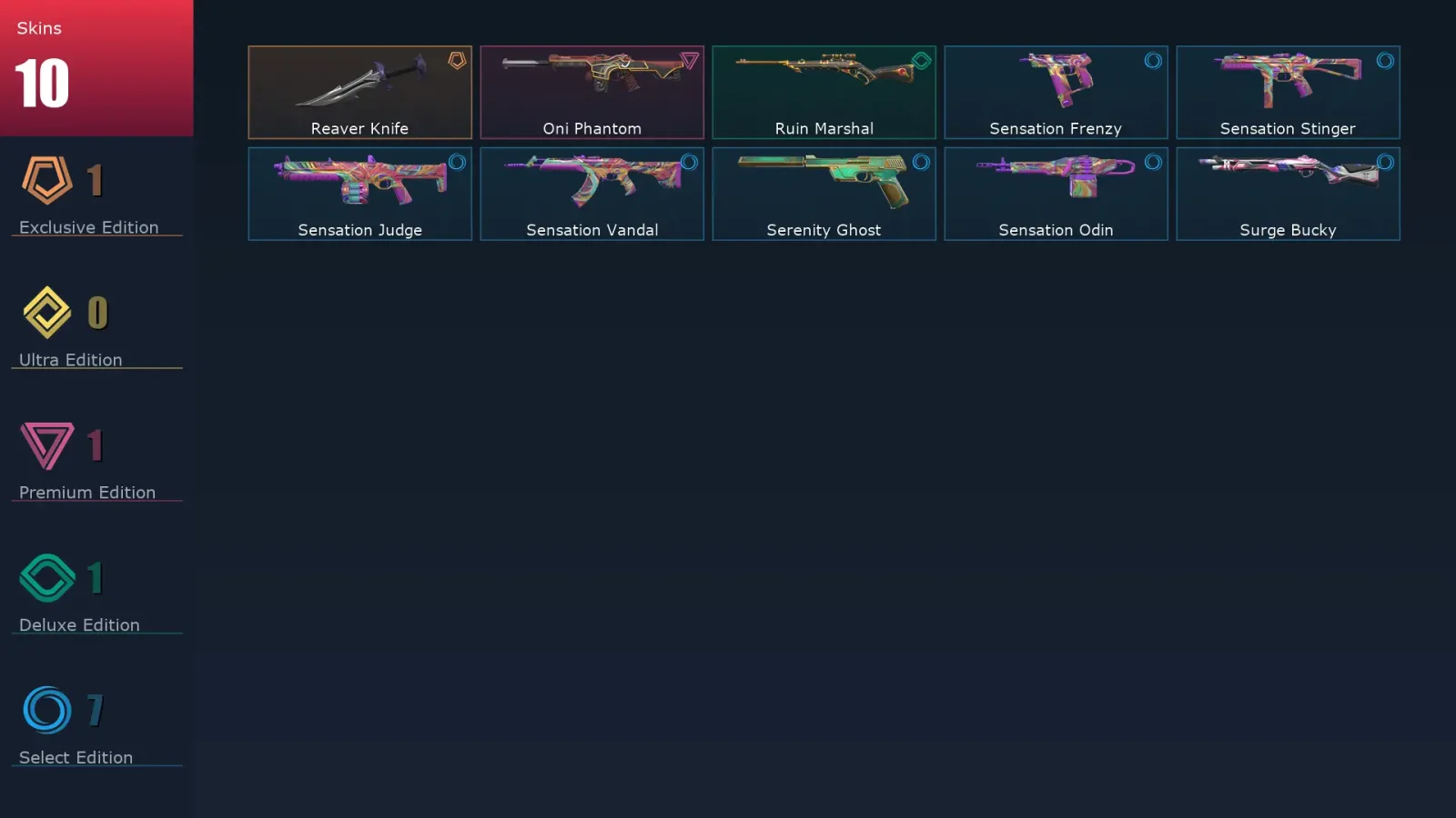 [Valorant] | EU | Level 23 | 8 Agents | 10 Skins — Valorant account