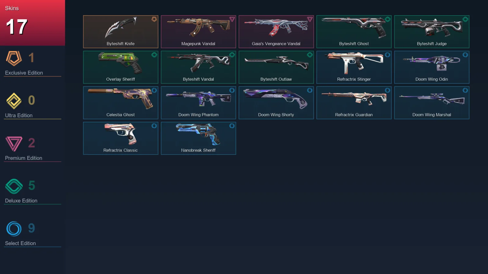 AP | Lv112 | Unranked | 17 Skin | 28 Agent | 46 Buddy