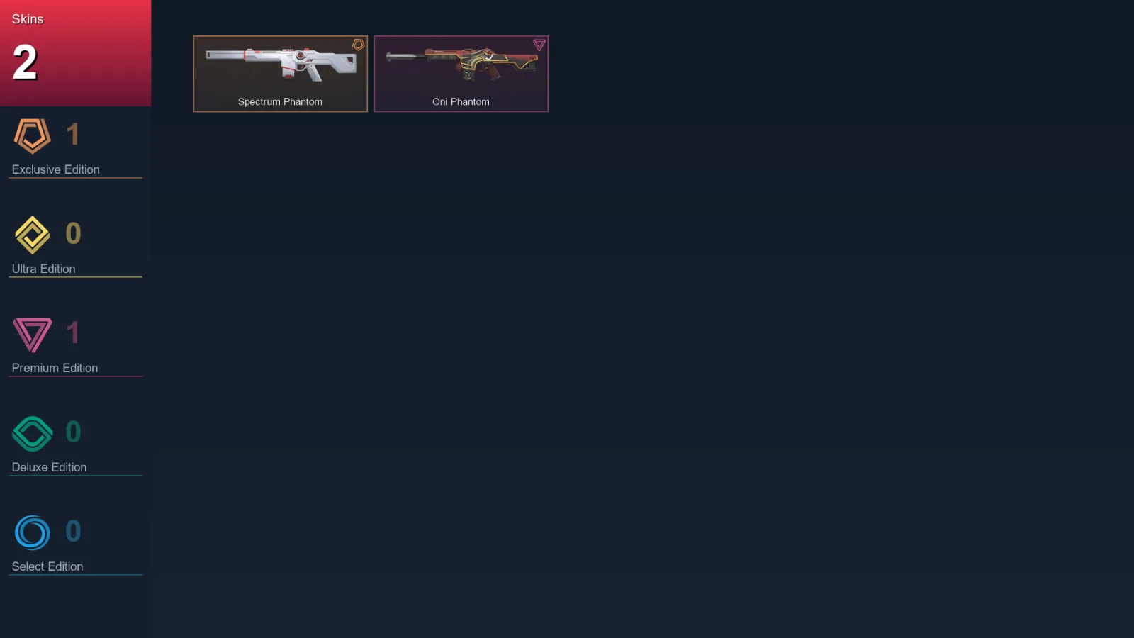 NA | Lv35 | Unranked | 2 Skin | 13 Agent | 17 Buddy