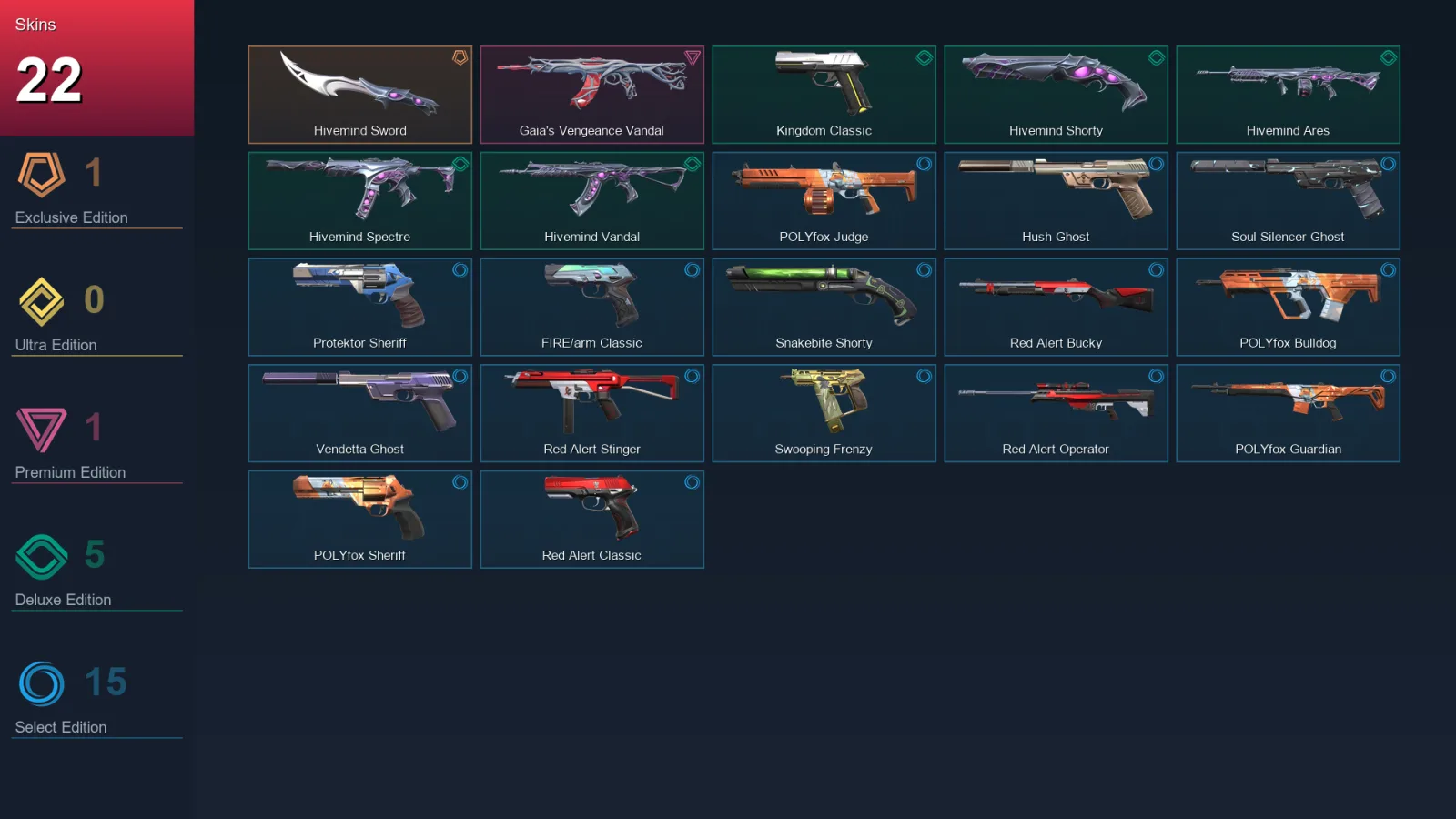 BR | Lv160 | Unranked | 22 Skin | 21 Agent | 67 Buddy