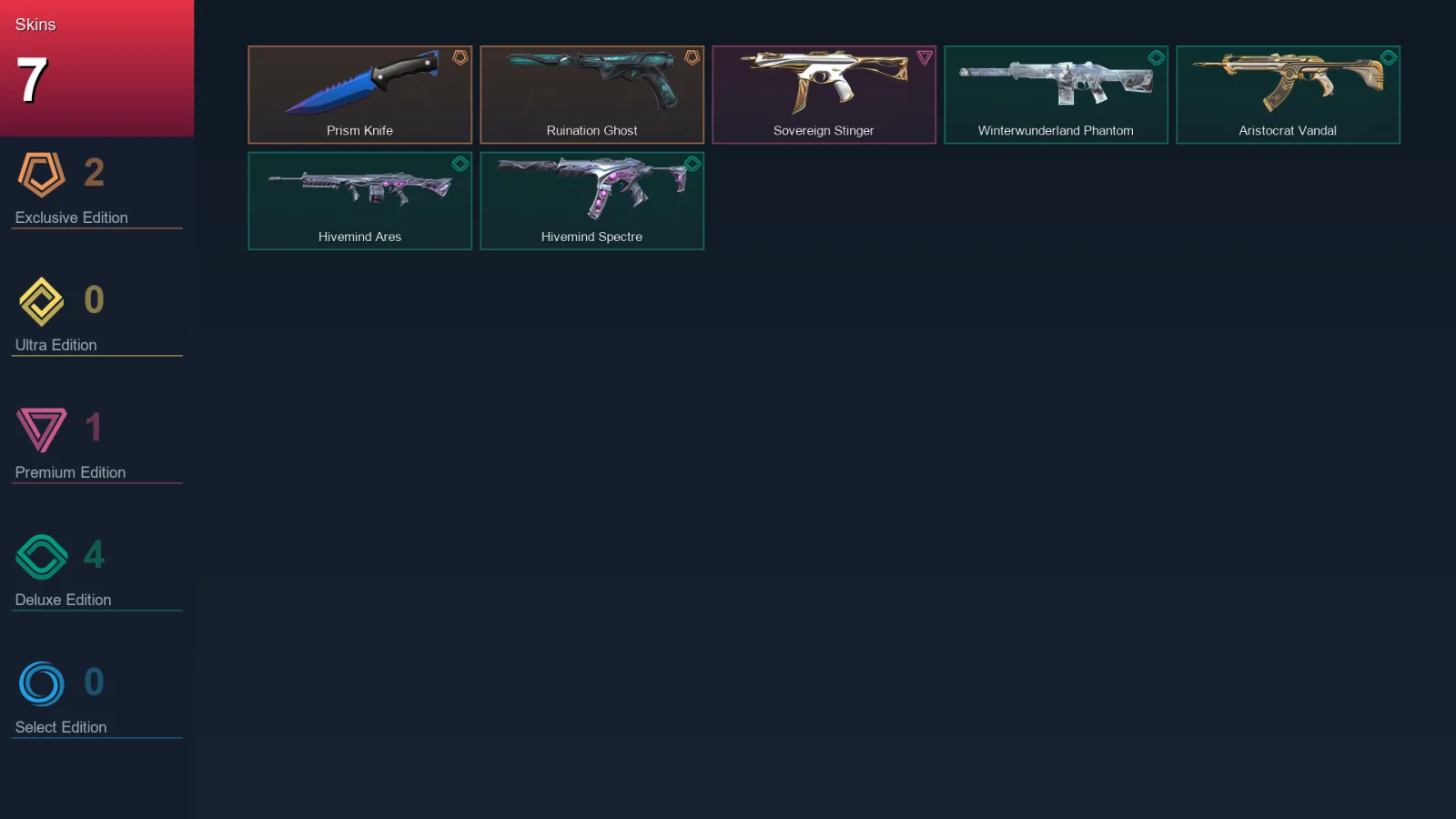 NA | Lv32 | Unranked | 7 Skin | 11 Agent | 15 Buddy