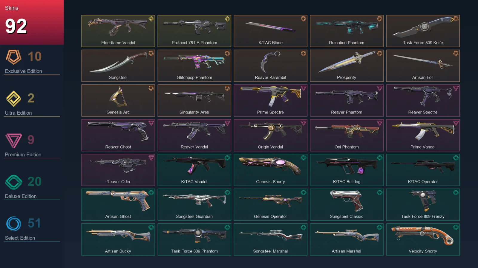 AP | Lv213 | Unranked | 92 Skin | 24 Agent | 97 Buddy — Valorant account