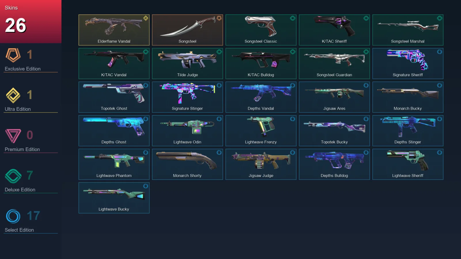 EU | Lv36 | Unranked | 26 Skin | 16 Agent | 25 Buddy — Valorant account