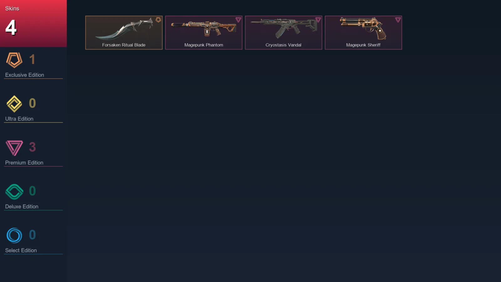 EU | Lv27 | Unranked | 4 Skin | 12 Agent | 8 Buddy