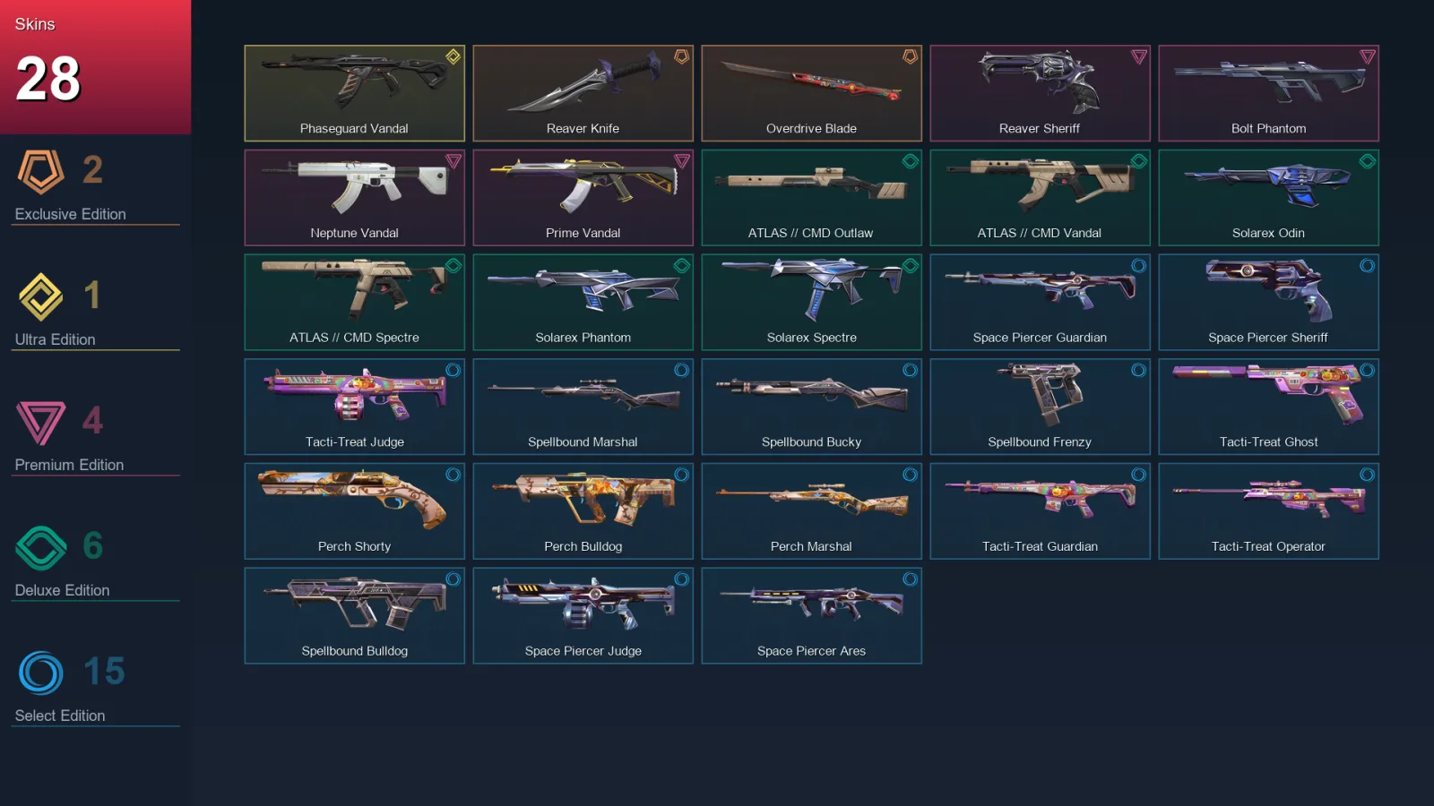 EU | Lv37 | Unranked | 28 Skin | 12 Agent | 24 Buddy — Valorant account