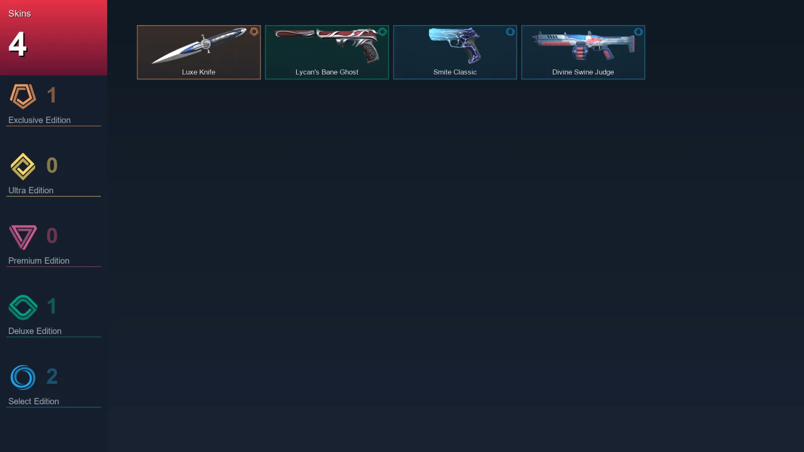 EU | Lv15 | Unranked | 4 Skin | 7 Agent | 6 Buddy — Smite Classic