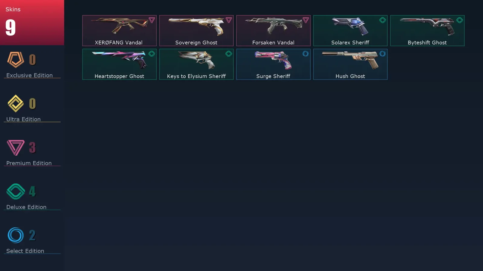 [Valorant] | EU | Level 84 | Diamond 1 | 25 Agents | 9 Skins — Valorant account