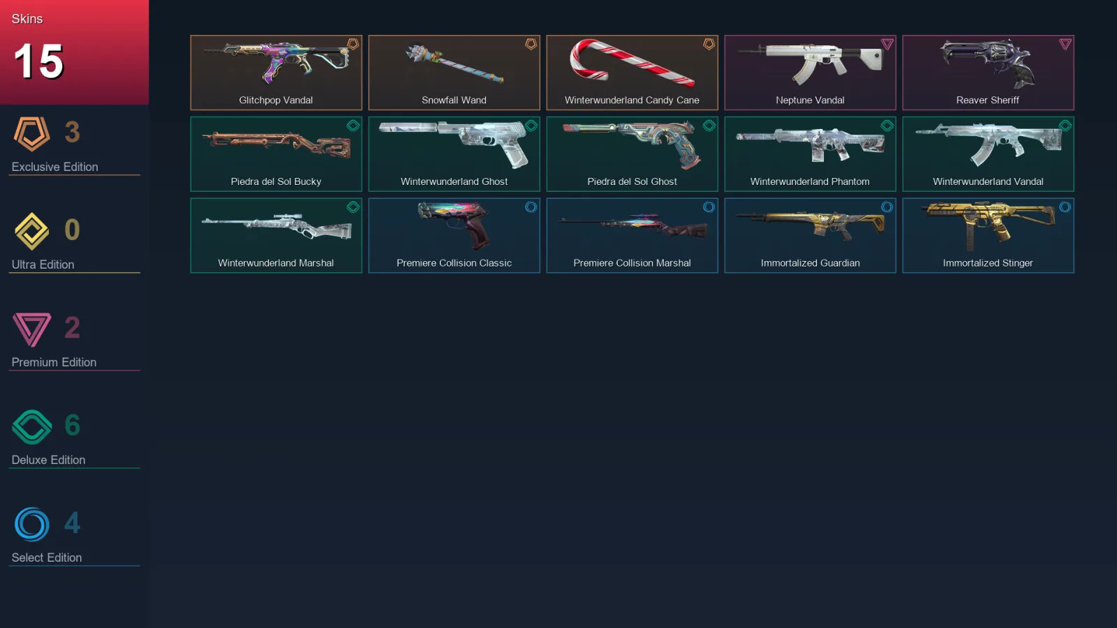 EU | Lv15 | Unranked | 15 Skin | 8 Agent | 7 Buddy — Valorant account
