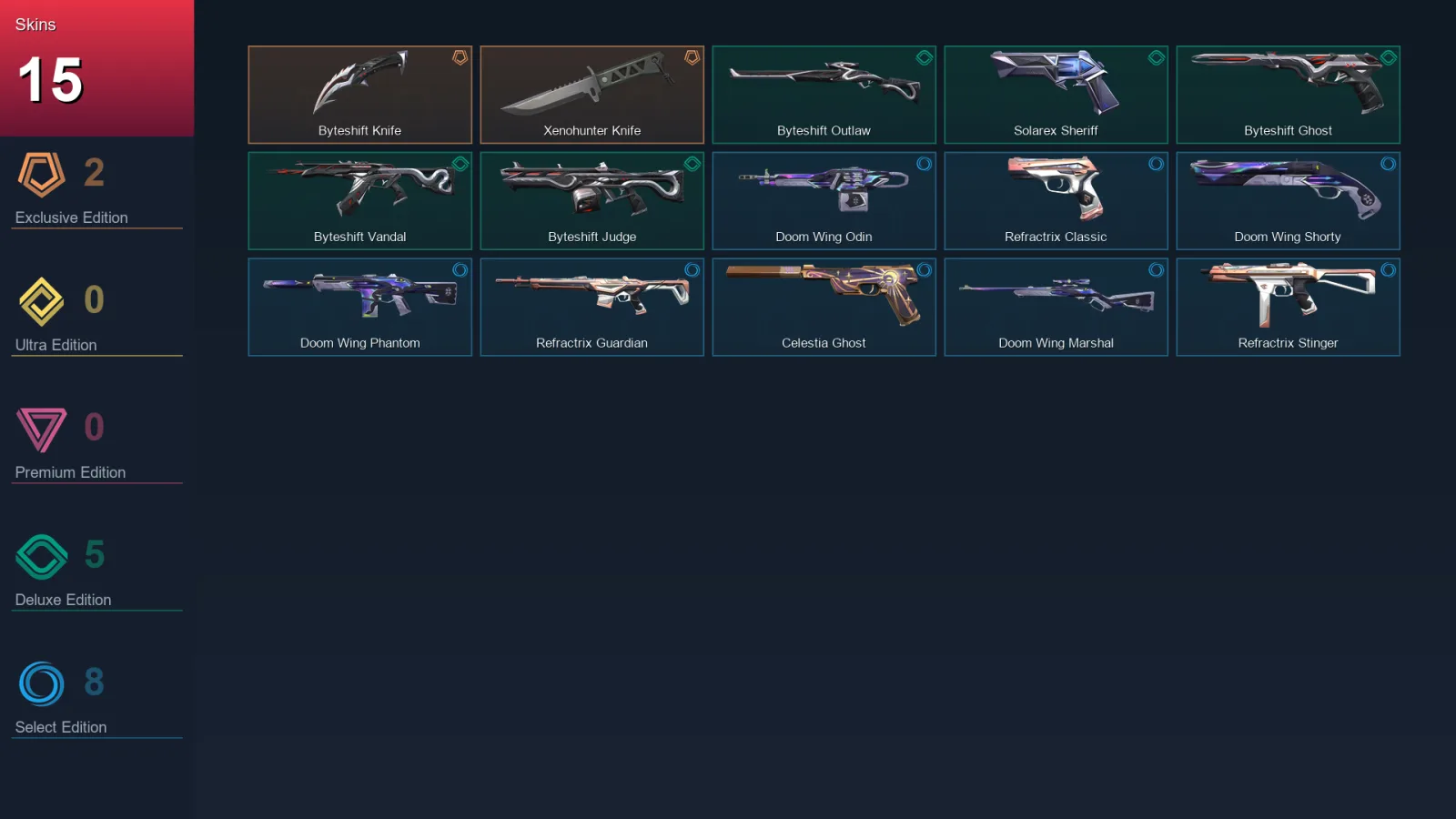 EU | Lv78 | Unranked | 15 Skin | 21 Agent | 25 Buddy — Valorant account
