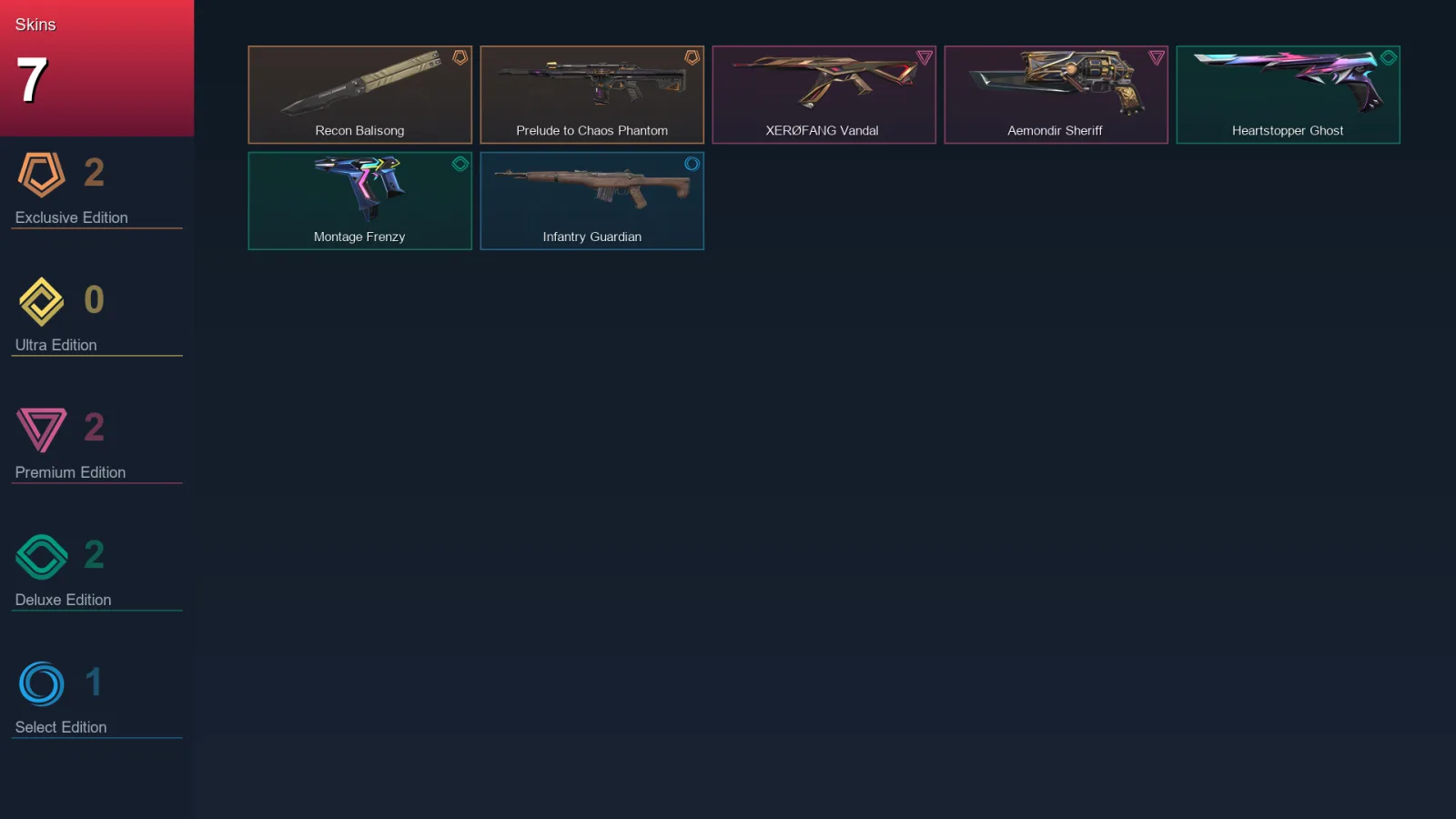 EU | Lv43 | Unranked | 7 Skin | 13 Agent | 9 Buddy — Unranked / Smurf Valorant