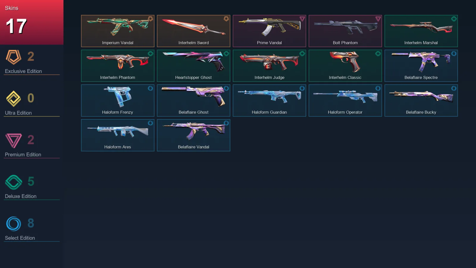 BR | Lv70 | Unranked | 17 Skin | 20 Agent | 26 Buddy