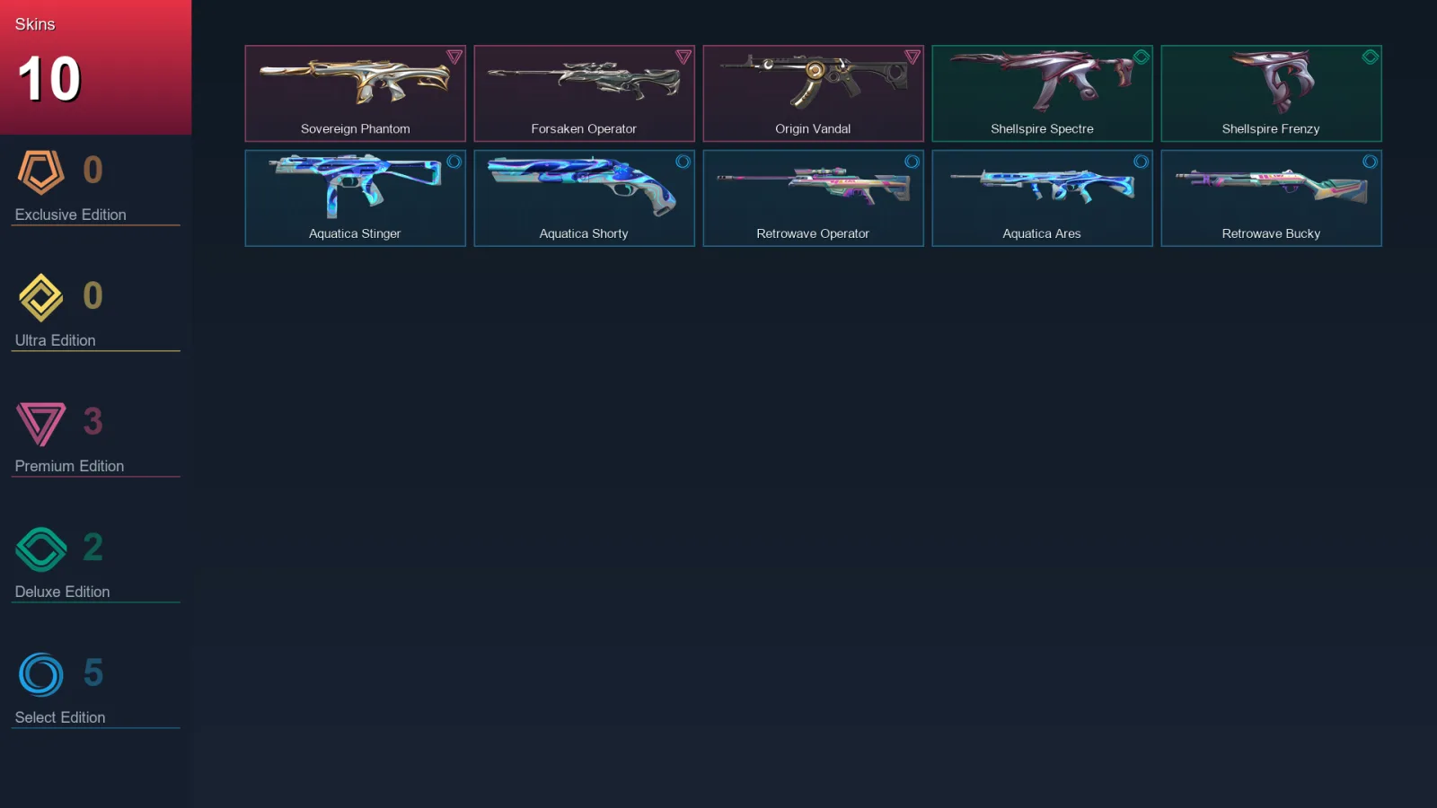 EU | Lv38 | Unranked | 10 Skin | 15 Agent | 20 Buddy