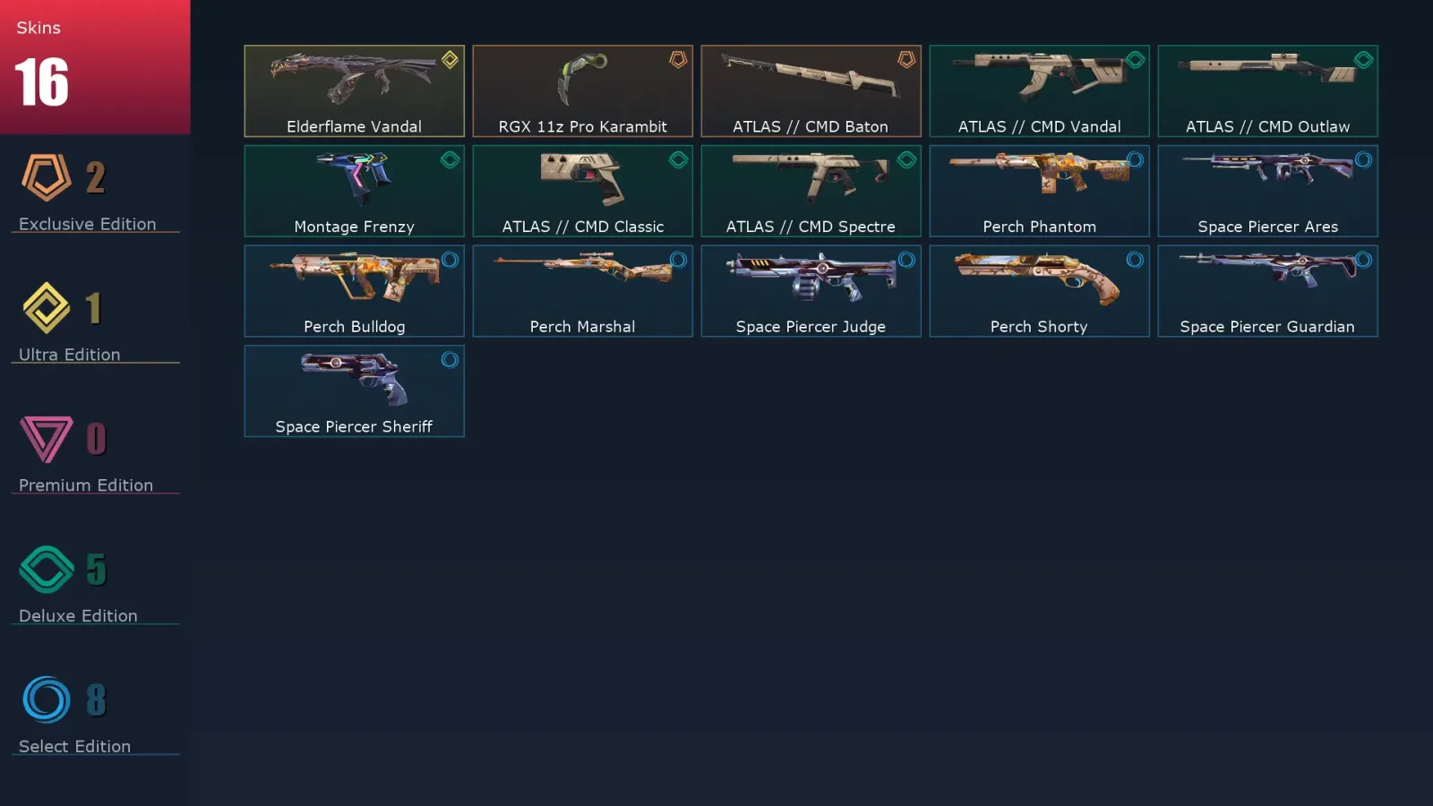 [Valorant] | EU | Level 119 | 24 Agents | 16 Skins — Valorant account