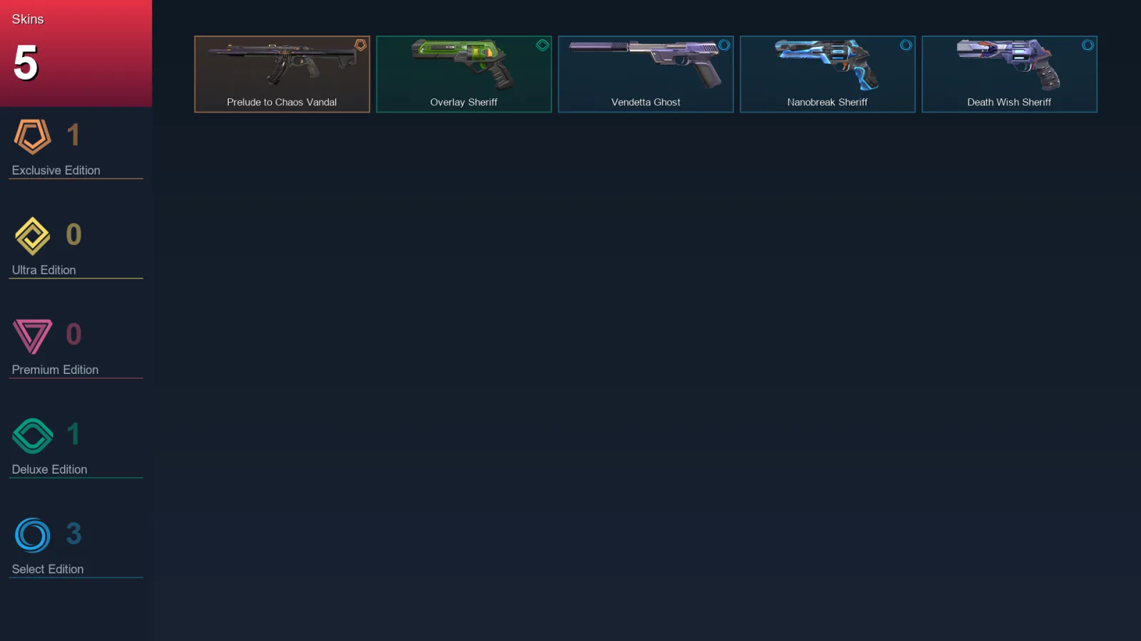 EU | Lv119 | Unranked | 5 Skin | 26 Agent | 51 Buddy — Valorant account