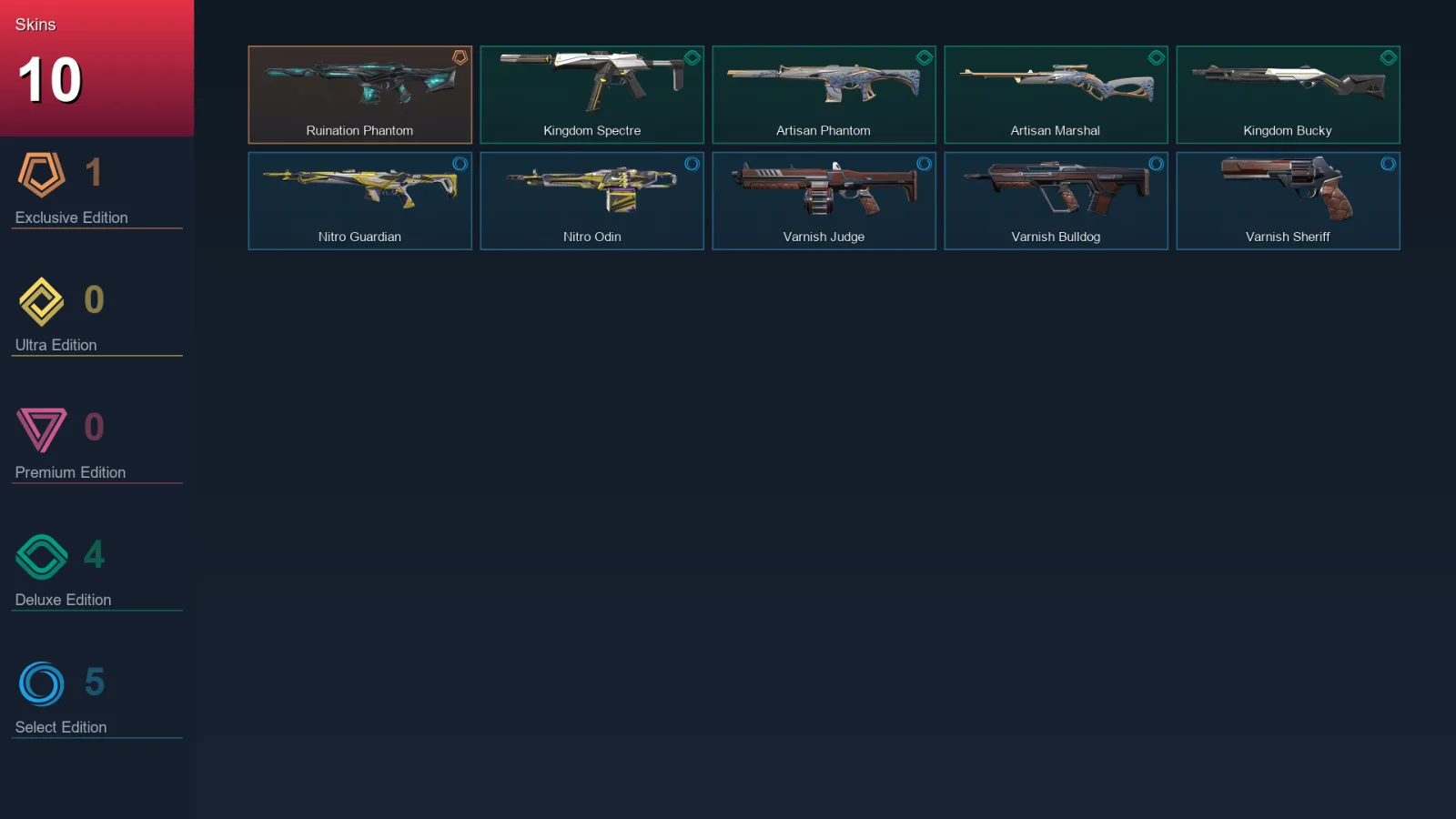 NA | Lv23 | Unranked | 10 Skin | 7 Agent | 10 Buddy