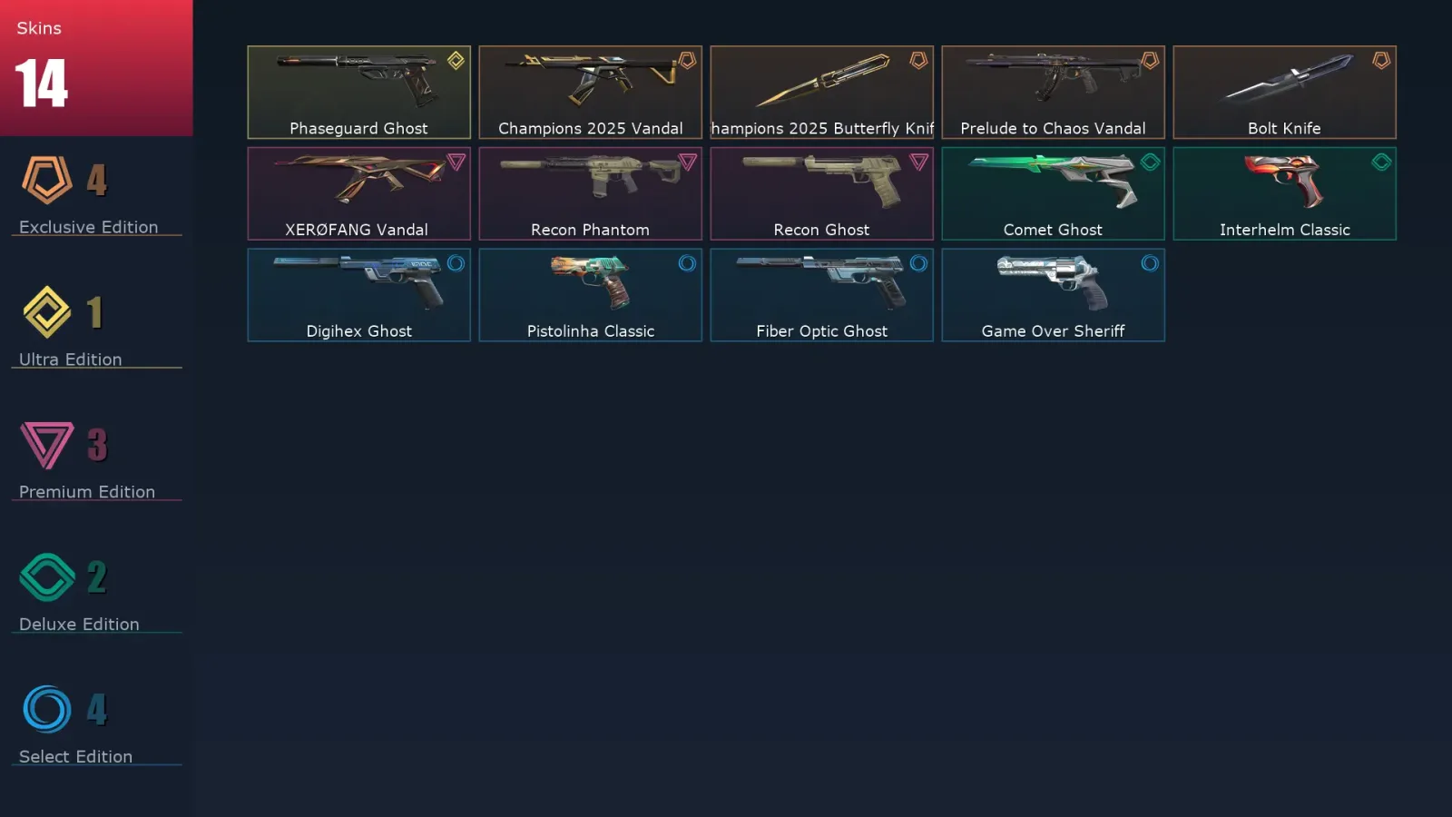 [Valorant] | EU | Level 141 | 28 Agents | 14 Skins — Valorant account