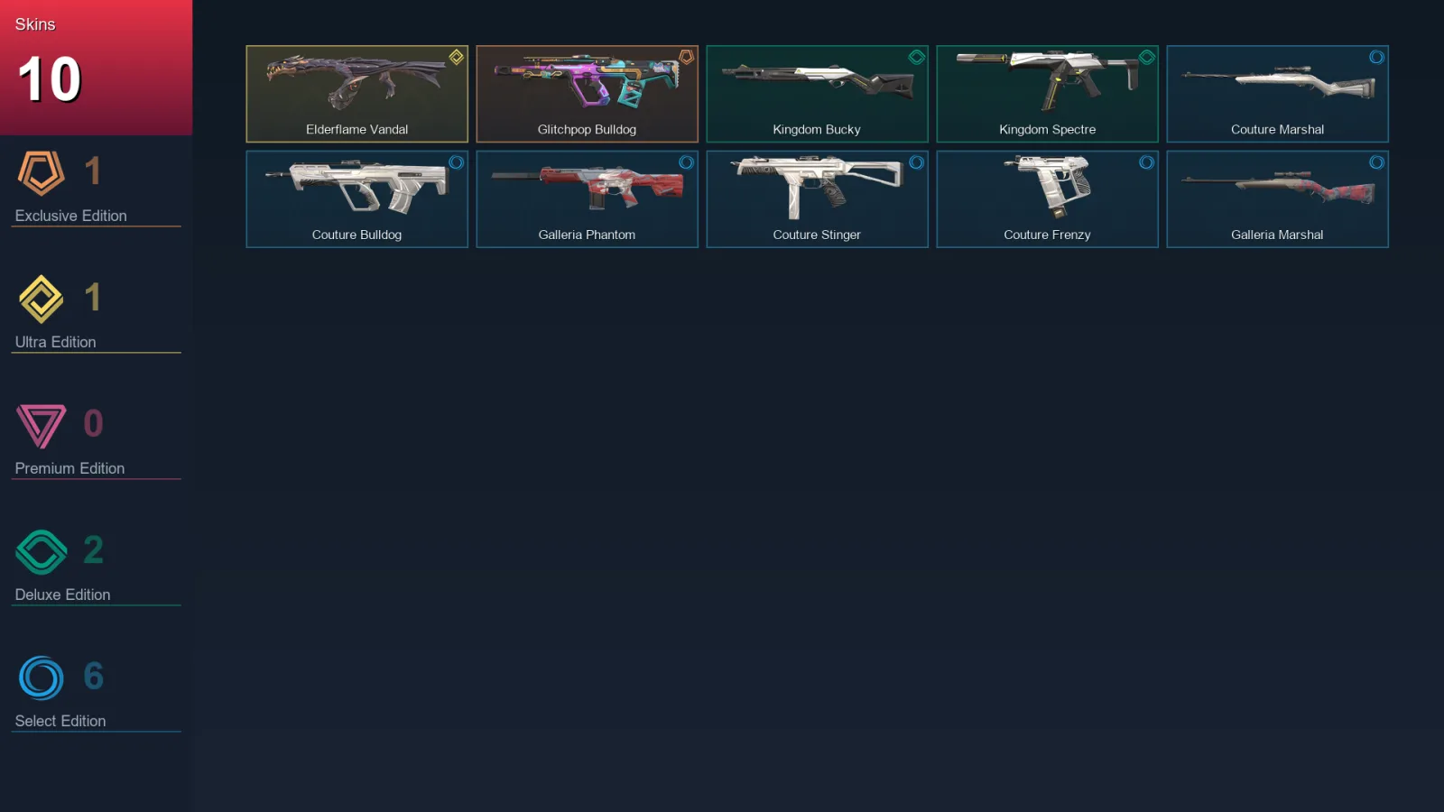 LA | Lv12 | Unranked | 10 Skin | 9 Agent | 10 Buddy