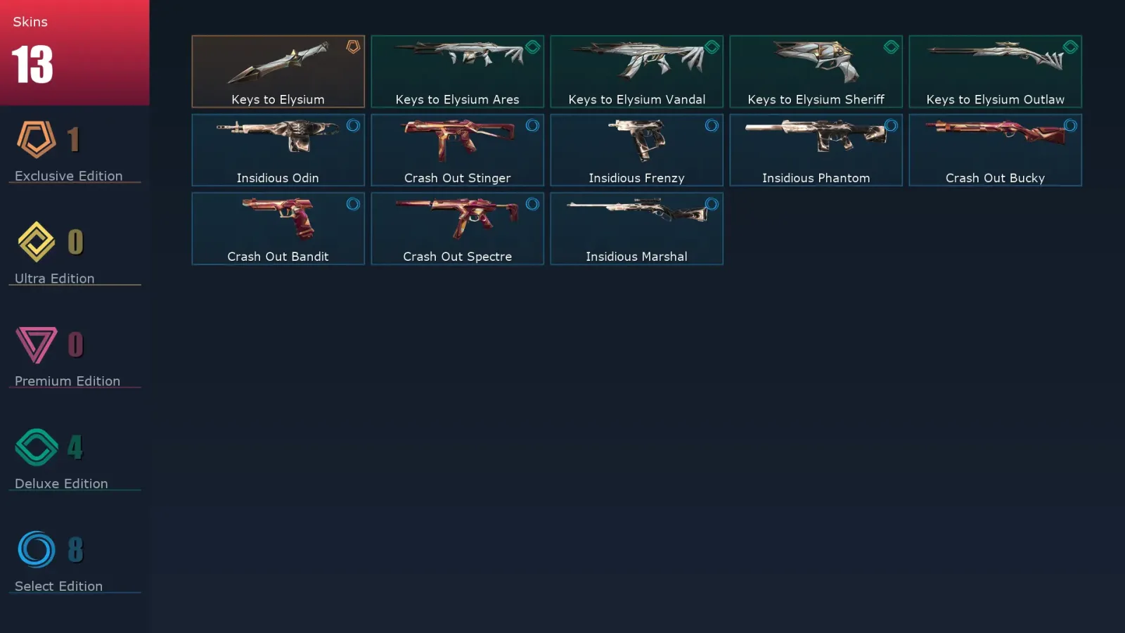 [Valorant] | EU | Level 28 | Silver 3 | 10 Agents | 13 Skins — Valorant account
