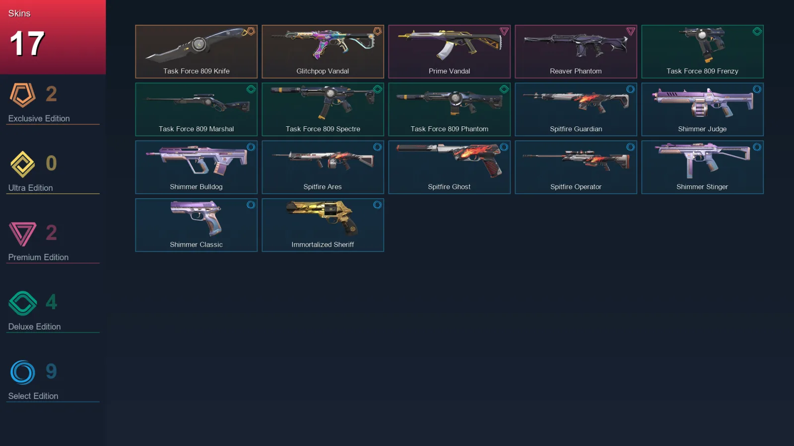 LA | Lv74 | Unranked | 17 Skin | 21 Agent | 35 Buddy