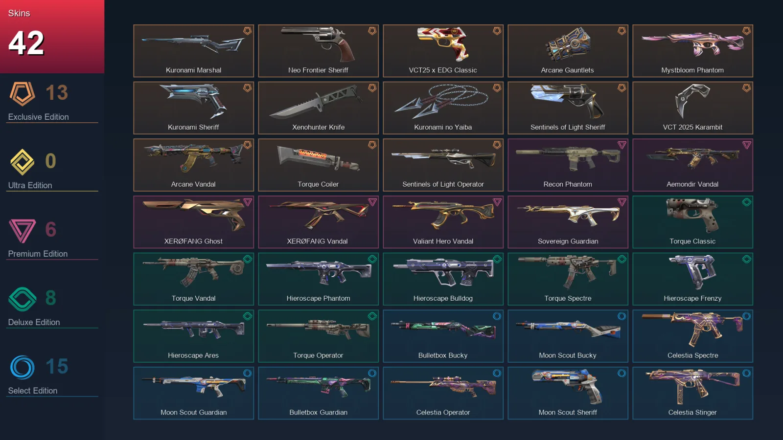 AP | Lv33 | Unranked | 42 Skin | 12 Agent | 29 Buddy — Valorant account