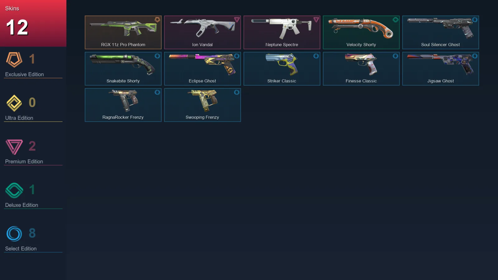 LA | Lv146 | Unranked | 12 Skin | 20 Agent | 49 Buddy