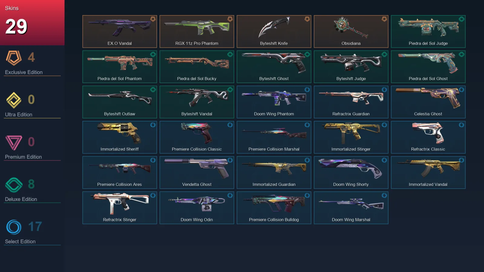 EU | Lv93 | Unranked | 29 Skin | 27 Agent | 54 Buddy