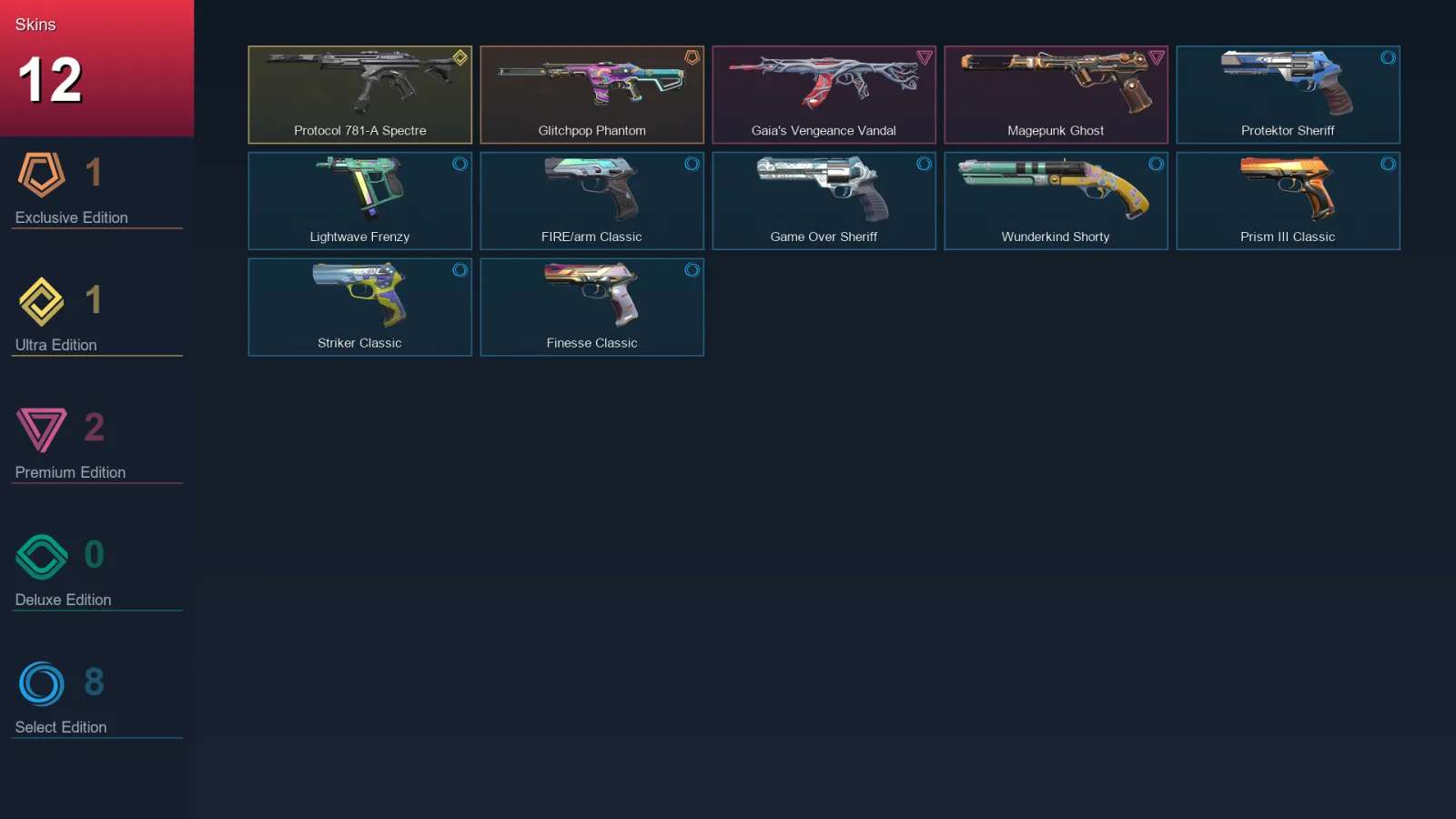 AP | Lv146 | Unranked | 12 Skin | 26 Agent | 64 Buddy