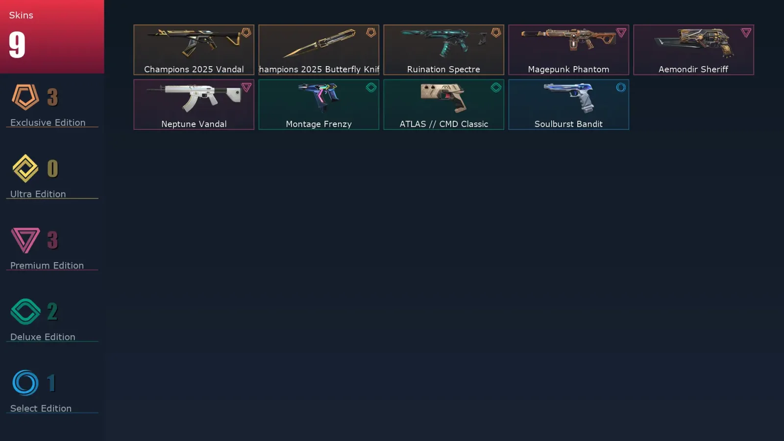 [Valorant] | EU | Level 71 | 17 Agents | 9 Skins
