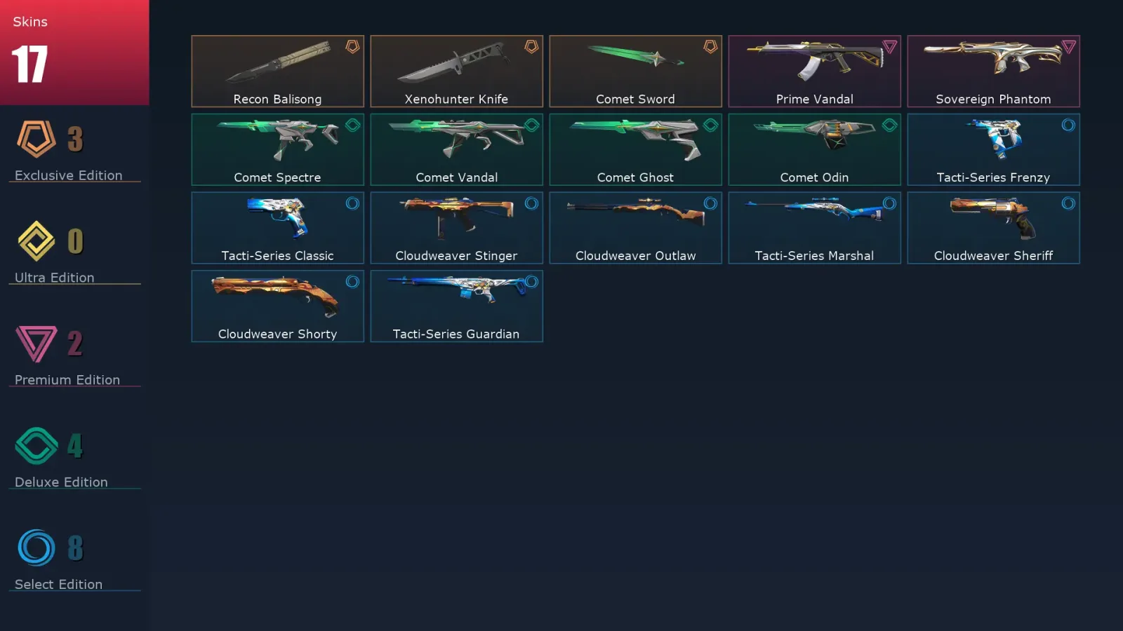 [Valorant] | EU | Level 56 | 20 Agents | 17 Skins — Valorant account