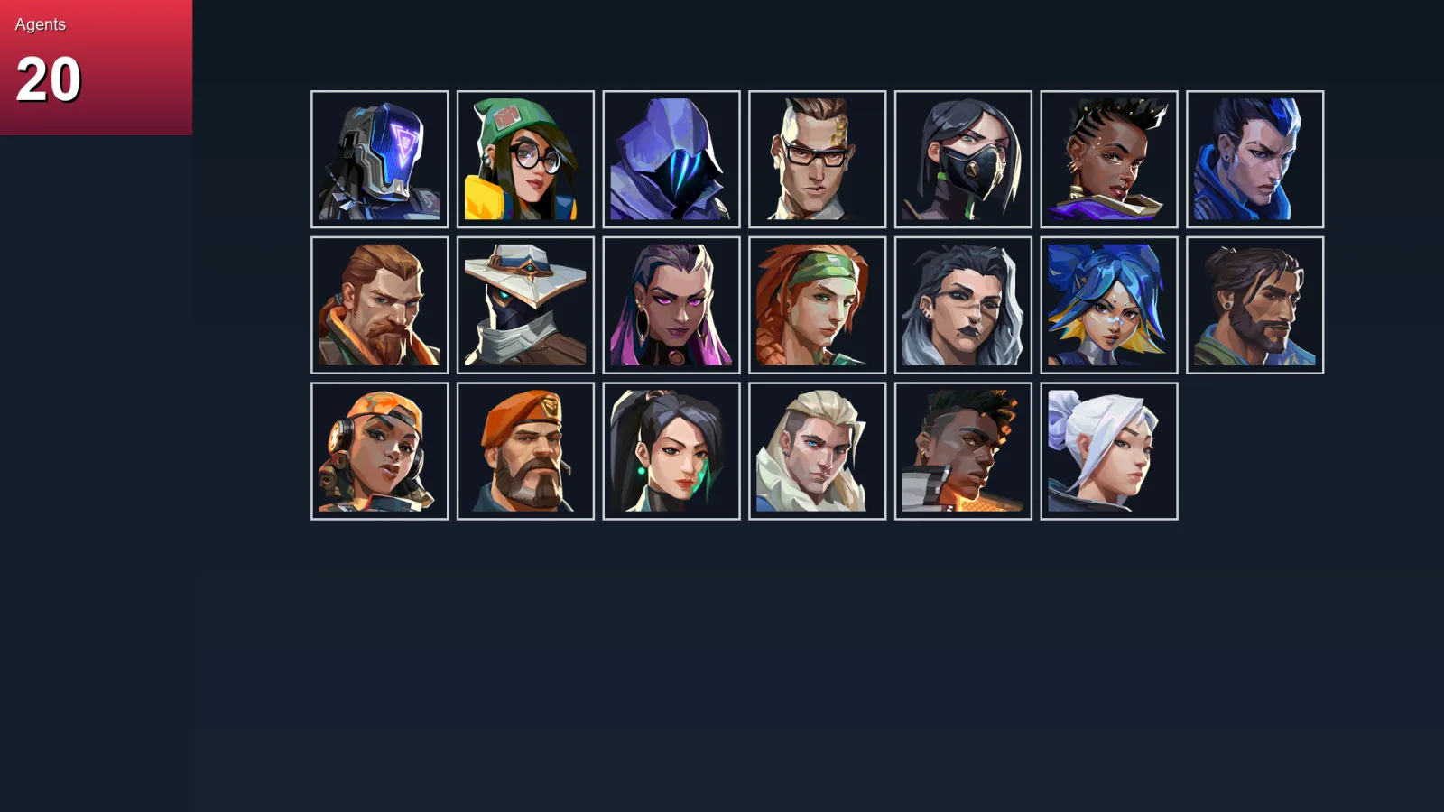 LA | Lv96 | Unranked | 17 Skin | 20 Agent | 35 Buddy