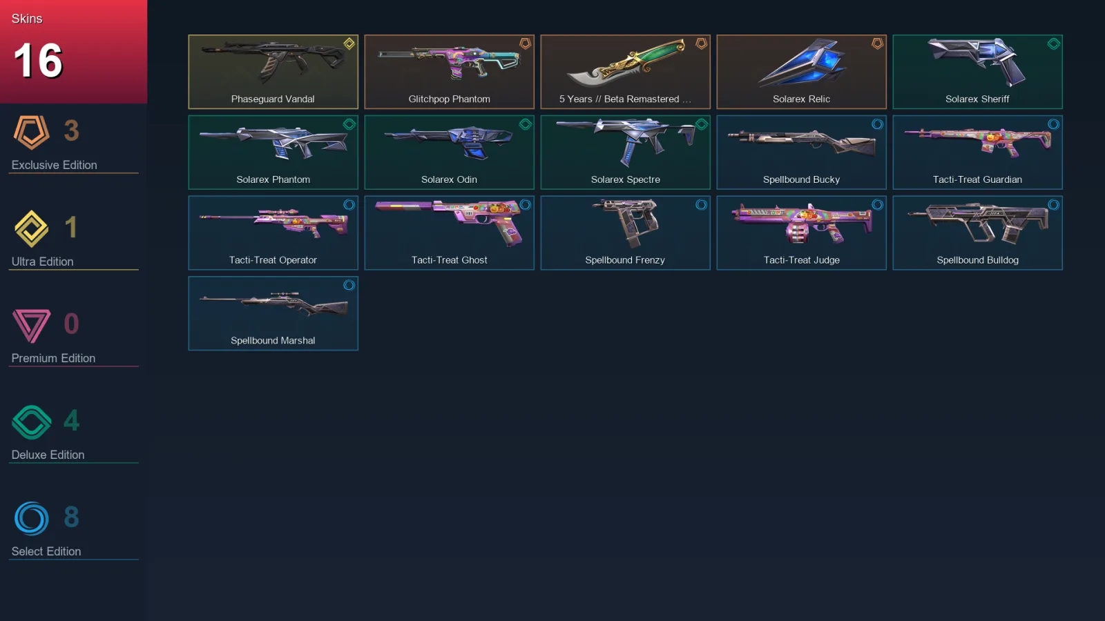 EU | Lv44 | Unranked | 16 Skin | 16 Agent | 22 Buddy — Valorant account