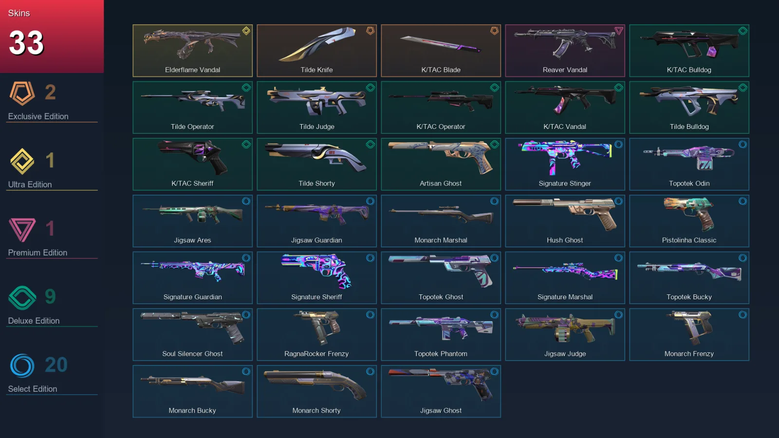 EU | Lv120 | Unranked | 33 Skin | 23 Agent | 67 Buddy — Valorant account