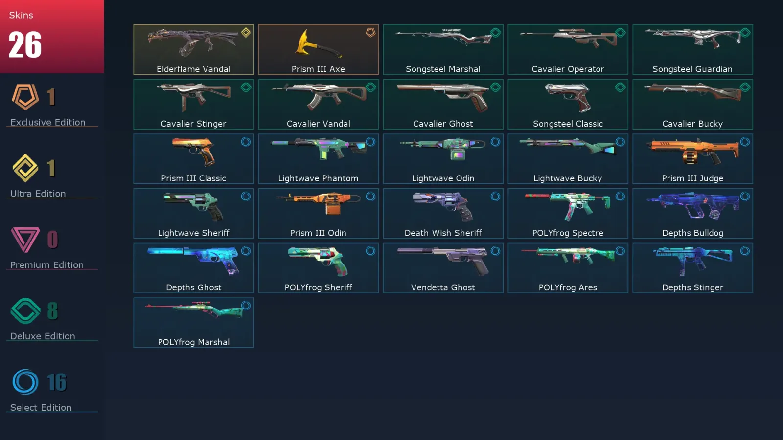 [Valorant] | EU | Level 105 | 28 Agents | 26 Skins — Valorant account
