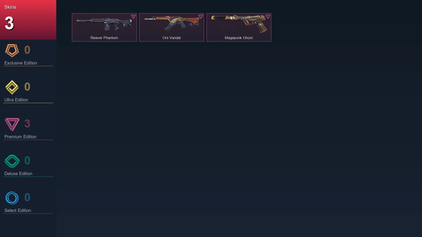 EU | Reaver Phantom | Oni Vandal | Magepunk Ghost | 3 Skin | 12 Agent | 18 Buddy | Lv29
